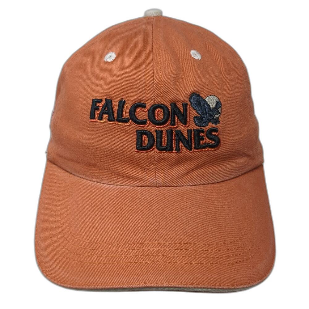 Ahead Falcon Dunes Luke AFB USA Flag Hat Orange One Size Baseball Cap Slideback